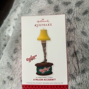 Hallmark Keepsake A Christmas Story Leg Lamp Ornament - Yellow and Black